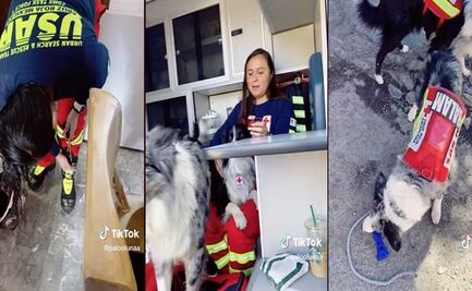 Terremoto en Turquía: Video muestra cómo se prepara mujer rescatista