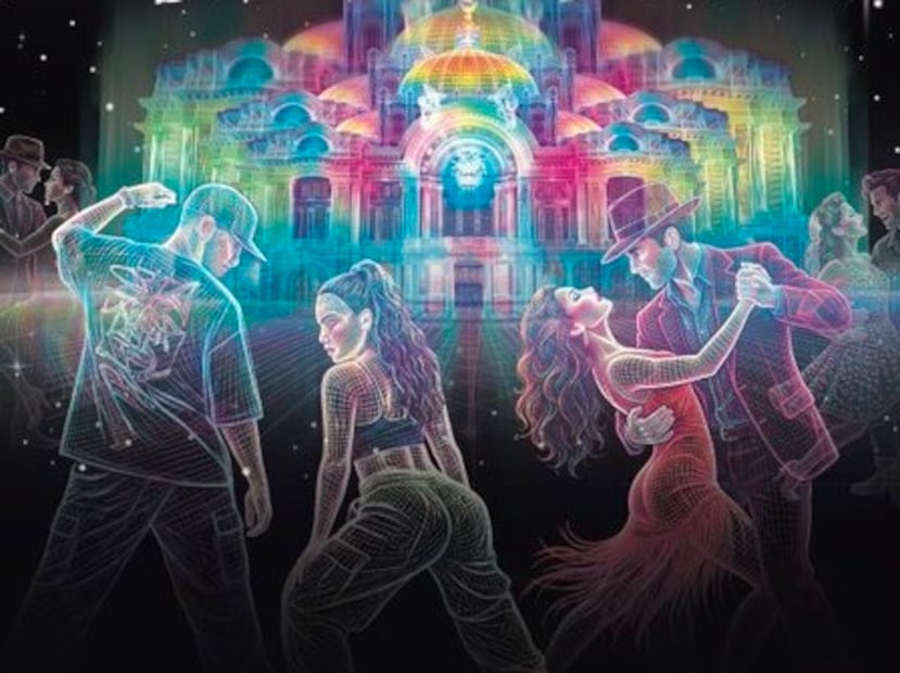 El show de videomapping en Bellas Artes tendrá varias funciones. Foto: Secretaría de Salud Pública de la Ciudad de México