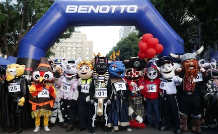 FOTOS: Entre risas y ambiente familiar, así se llevó a cabo la Primera Carrera de Botargas del Terror de SSC CDMX