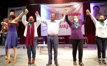 Eduardo Santillán, candidato de Morena, promete agenda feminista en Álvaro Obregón