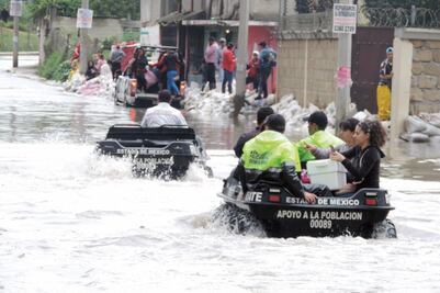 Se colapsa la zona sur a causa de las fuertes lluvias
