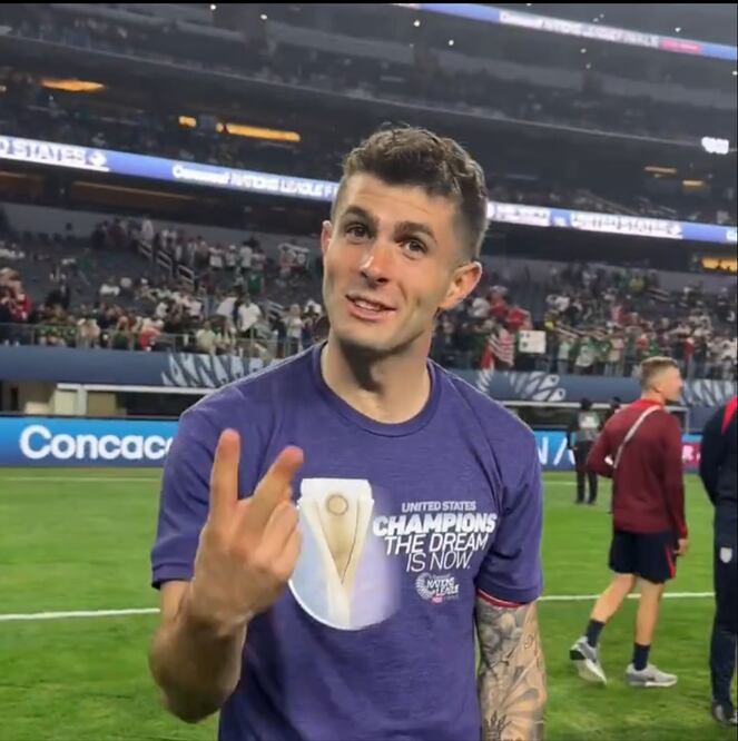 Christian Pulisic se burló de México tras ganar la Nations League / Foto: Especiales