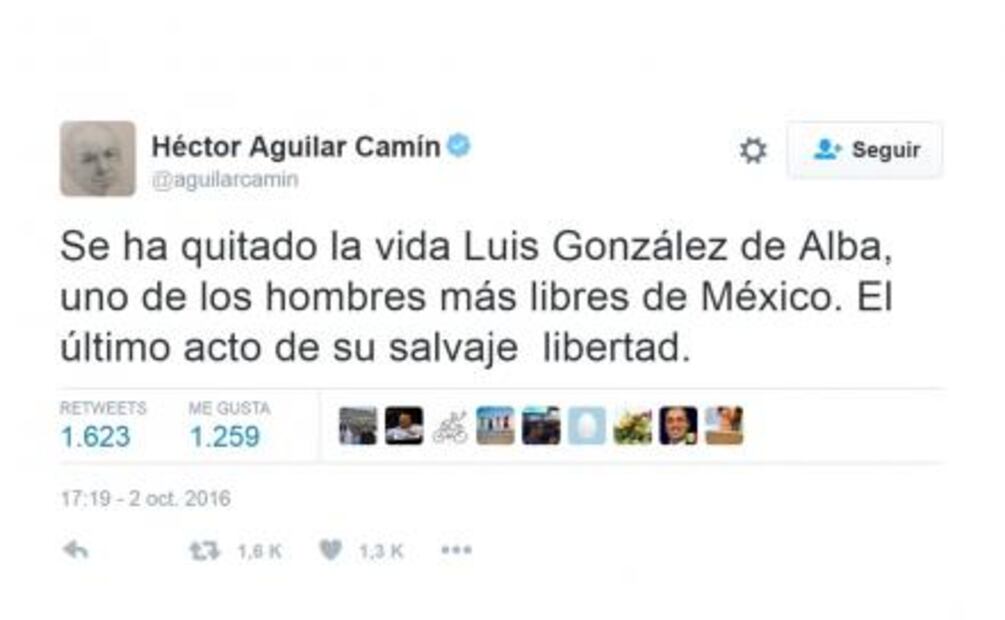 Fiscalía de Jalisco confirma suicidio de Luis González de Alba