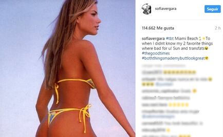 Sofía Vergara luce su trasero en fotografía