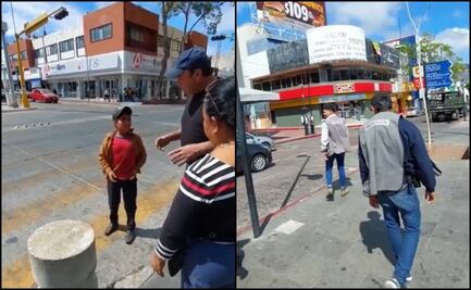 VIDEO: Personal de ayuntamiento arrebata chicharrones que niño vendía; los captan burlándose del menor
