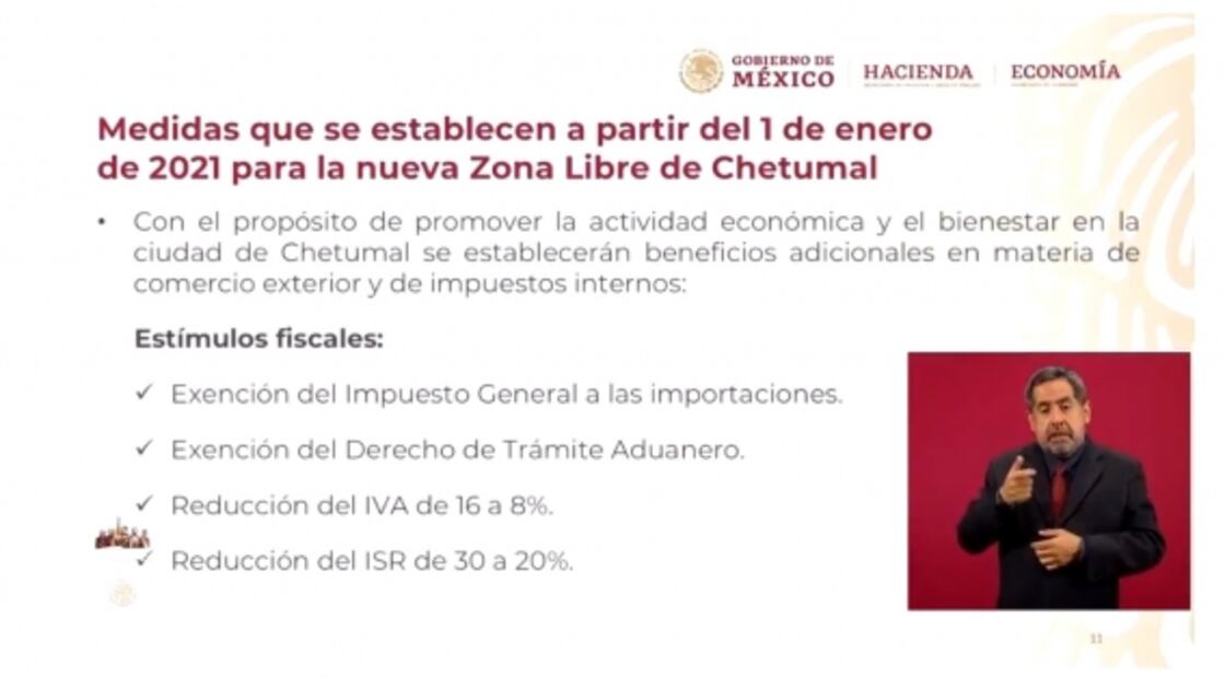 Estos son los impuestos que bajarán en las fronteras de México
