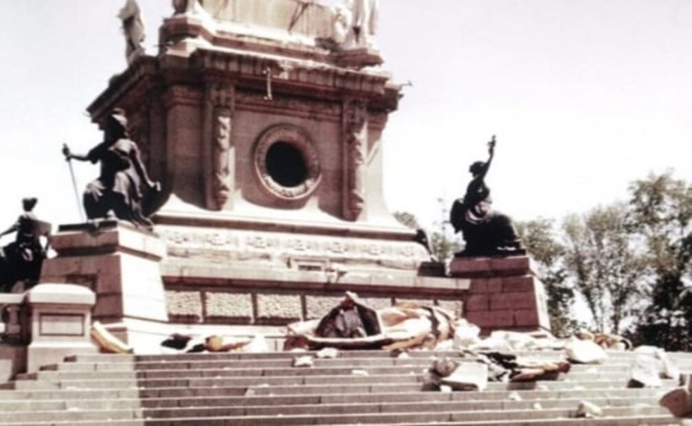 ¿Cuándo se cayó el Ángel de la Independencia?