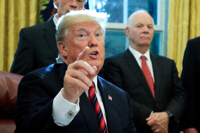 Trump asegura que con el T-MEC México está pagando el muro fronterizo