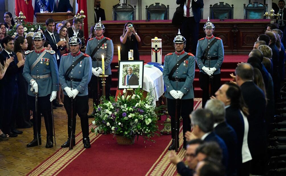 Funeral Sebastián Piñera. Foto: AFP