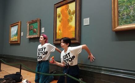 Declaran culpables a activistas que atacaron cuadro de Van Gogh en Londres