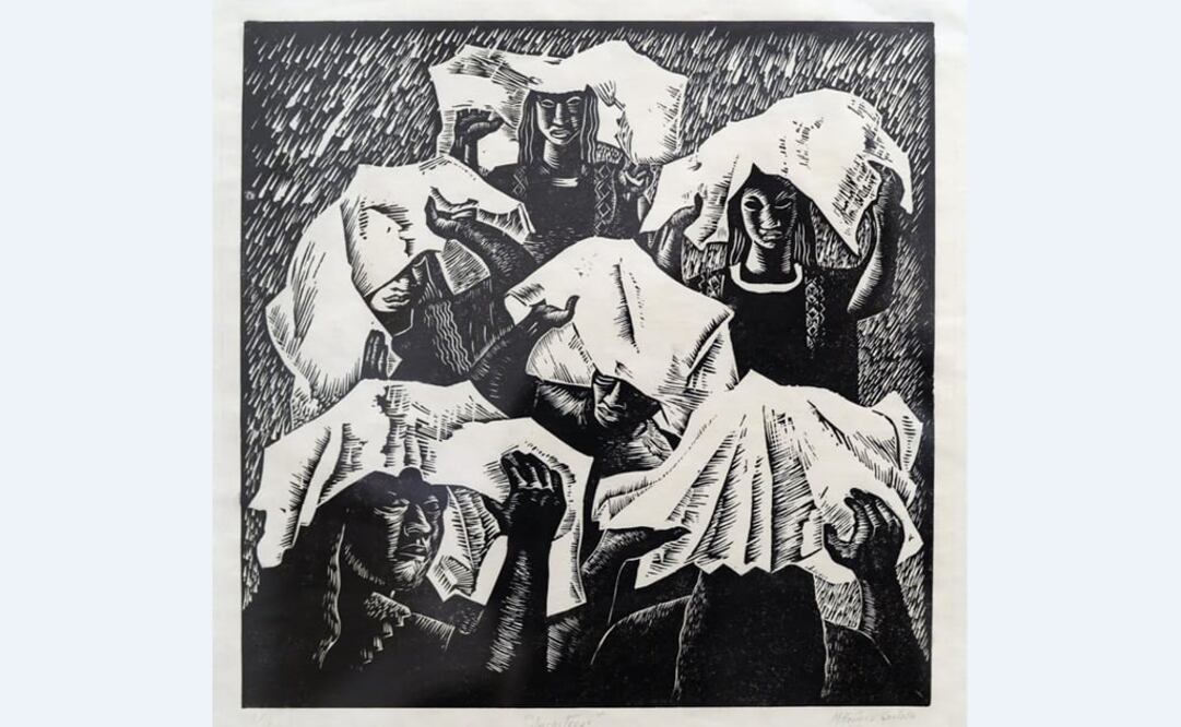 La exposición recoge la faceta como grabadores de Lola Cueto y Alfredo Guati Rojo. Foto: Cortesía INBA