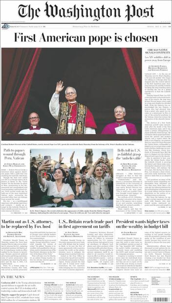 Portada del The Washington Post