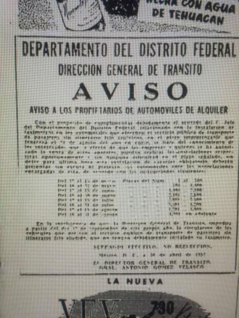 De los taxímetros a las tablets