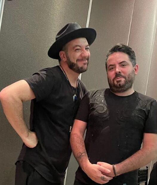 Faisy y José Eduardo Derbez en el babyshower de su hija Tessa.
Foto: Instagram