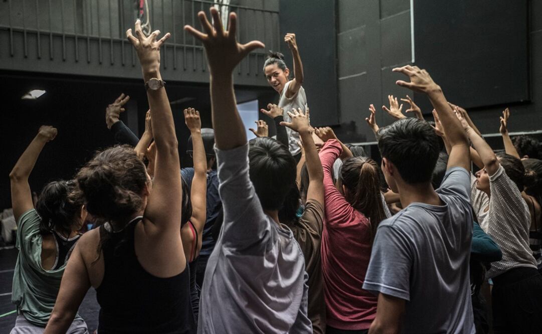 Ensayo de la ópera “El juego de los insectos”. Foto: Yadin Xolalpa /EL UNIVERSAL