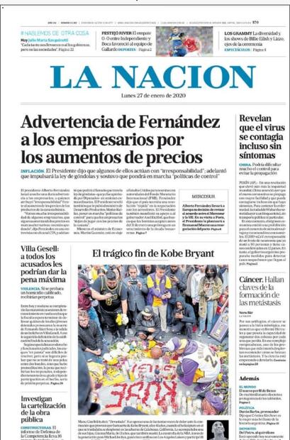 Las emotivas portadas por el fallecimiento de Kobe Bryant