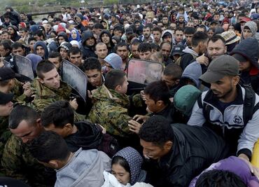 Macedonia piensa cerrar su frontera por crisis migrante