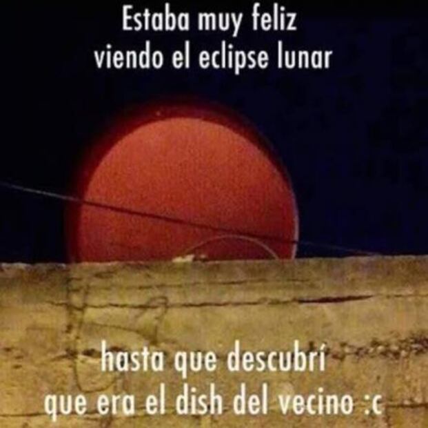Los mejores memes que dejó el Eclipse Lunar