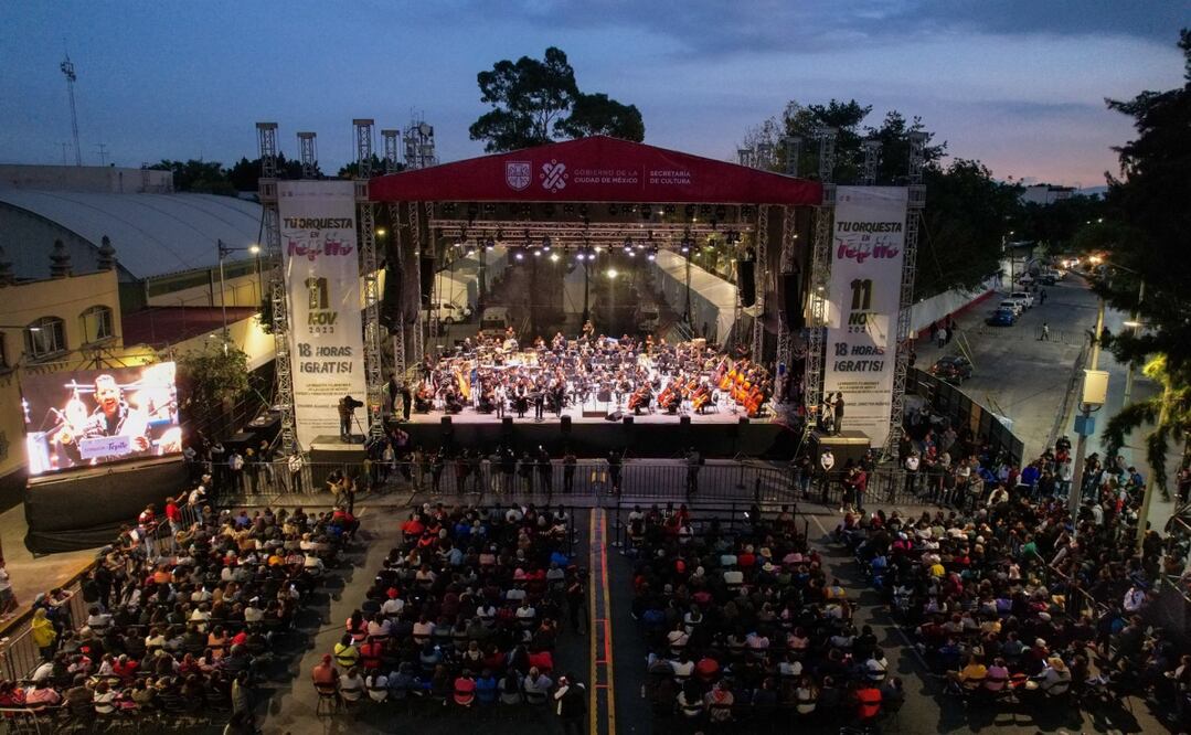 Orquesta Filarmónica de la Ciudad de México. Foto: Ilustrativa. @GobCDMX