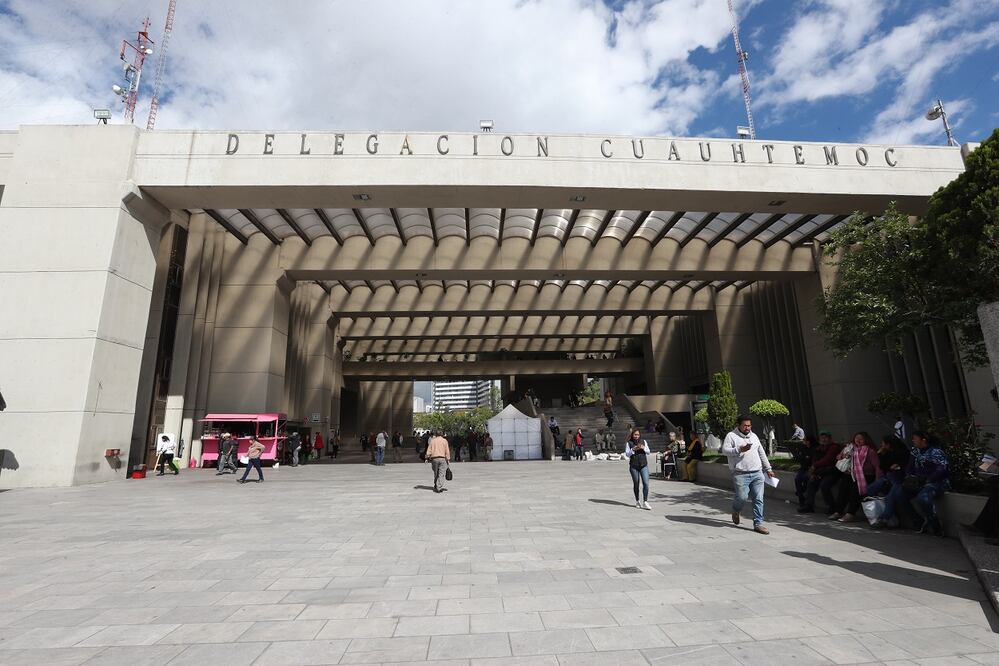 ASPECTOS DE FACHADA DE ALCALDÍA CUAUHTÉMOC. Archivo. El UNIVERSAL