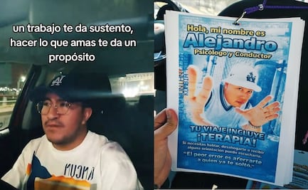 Historias de San Valentín: perdió su empleo, pero no el amor a su vocación; conductor ofrece terapia psicológica mientras maneja