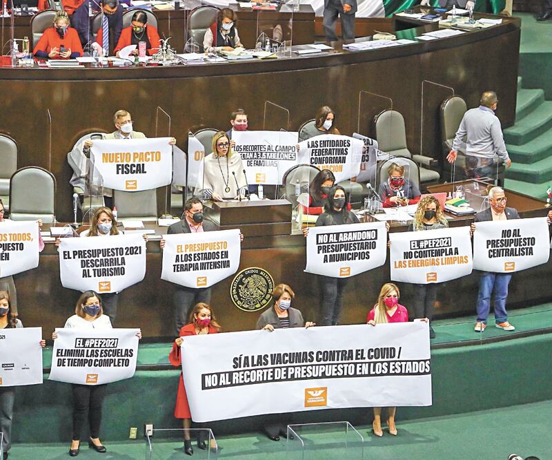 El pasado 10 de noviembre diputados de Morena, PT, PES y el Verde votaron a favor del Presupuesto de Egresos de 2021. Foto: ARCHIVO EL UNIVERSAL