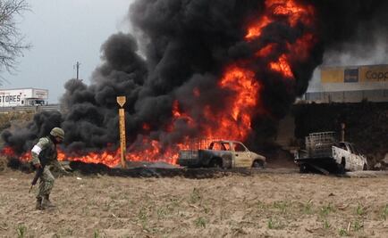 Reportan incendio en dos tomas clandestinas en Puebla