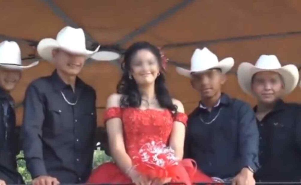 María Fernanda durante sus 15 años. Foto: Especial