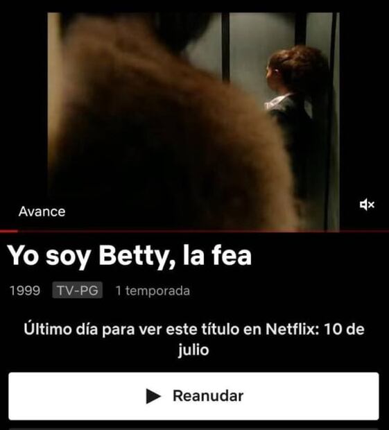 "Yo soy Betty, la fea" vive sus últimas horas en Netflix