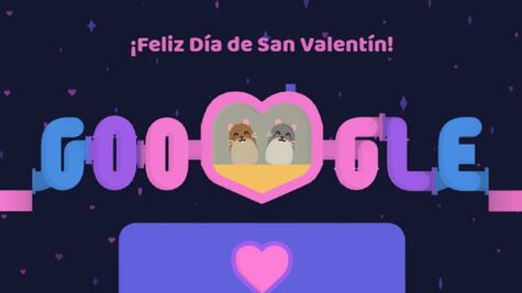 Google celebra el "Día de San Valentín" con doodle interactivo     