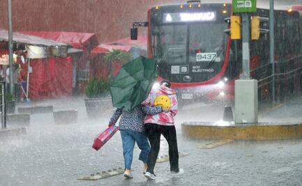 Activan alerta amarilla por lluvias fuertes en 11 alcaldías de CDMX; hay posibilidades de caída de granizo