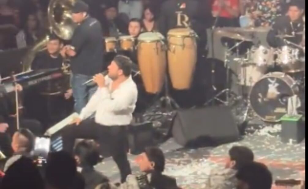 "No hay narcocorridos"; así se negó Luis R. Conriquez a cantarlos en Feria de Texcoco; público enfurece y autoridades refuerzan seguridad. Captura de pantalla