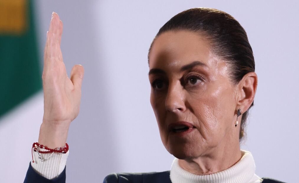 La presidenta Sheinbaum Pardo señaló que le planteó al primer ministro de Canadá, Justin Trudeau, que haya un documento sobre los beneficios que tiene el T-MEC a Estados Unidos con ambos países, y presentarlos en la revisión del tratado al mandatario electo Donald Trump. Foto: Diego Simón Sánchez/EL UNIVERSAL