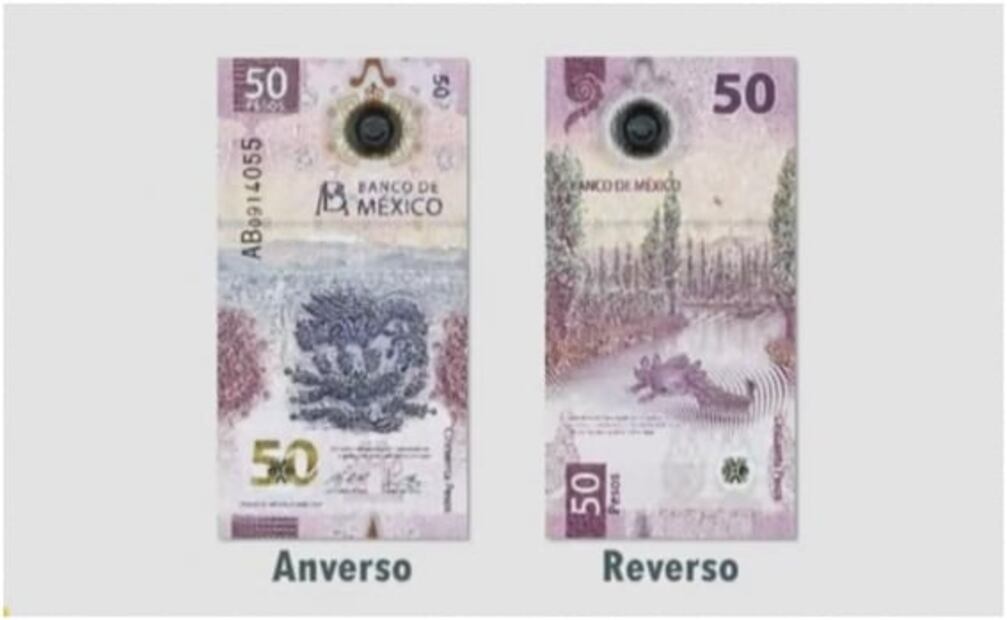 Así es el nuevo billete de 50 pesos que ya circula en México