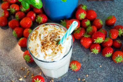 Receta golosa: malteada de mazapán 