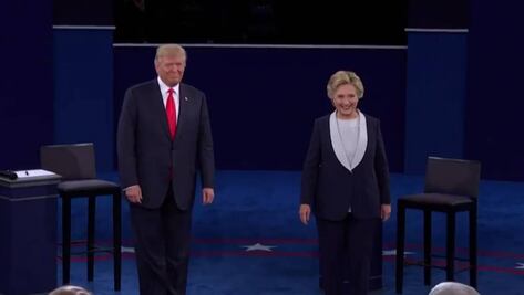 Escándalo de ataques de Trump a mujeres abre segundo debate