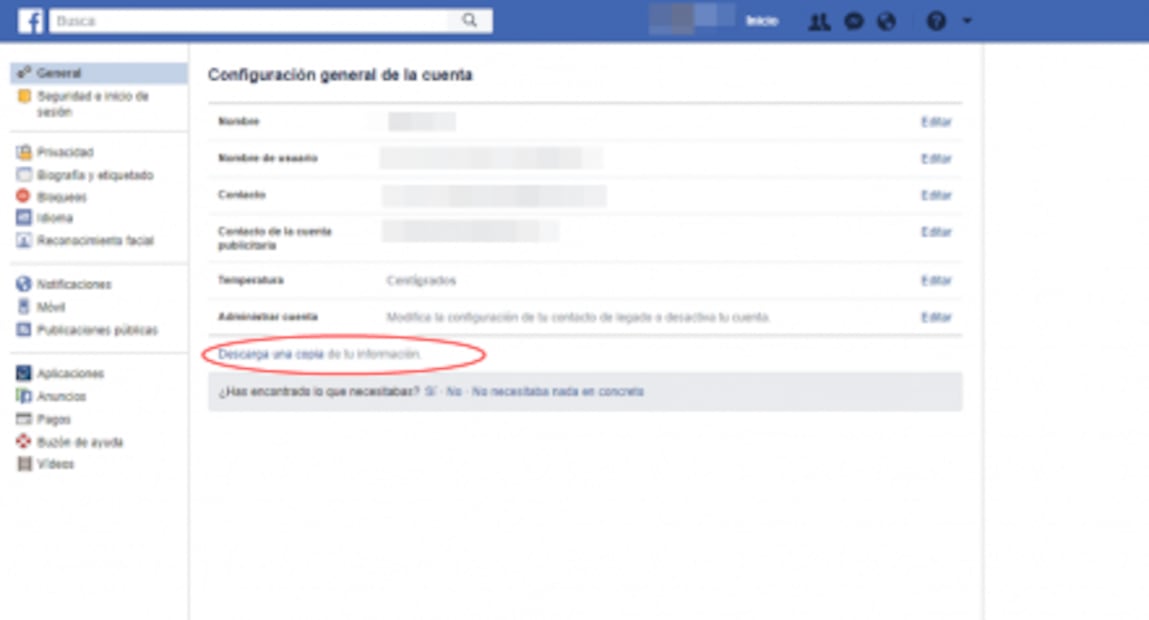 Cómo descubrir todo lo que Facebook sabe sobre ti