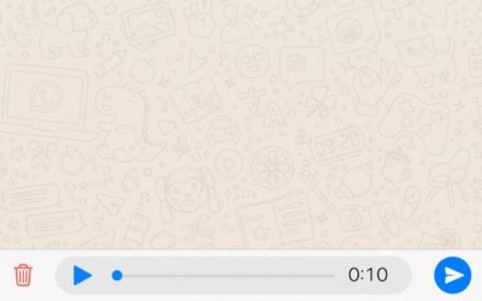 Cómo escuchar tus mensajes de WhatsApp antes de enviarlos