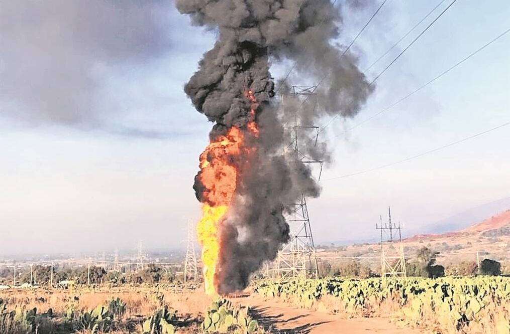 El accidente se presentó en el ducto de gasolina Tuxpan-Azcapotzalco, ubicado en el kilómetro 178+065 de la carretera Otumba-Ciudad Sahagún (ESPECIAL)