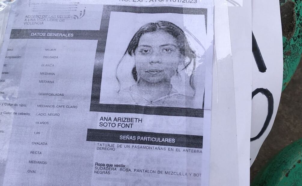 Rapera desaparecida, Ana Arizbeth. Foto: Especial