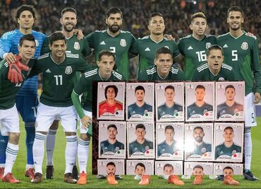 Filtran lista de estampas de México para el Mundial