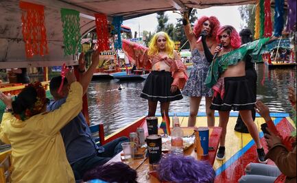 FOTOS: Chilangas Dragas combaten homofobia en Xochimilco con música, baile y juegos