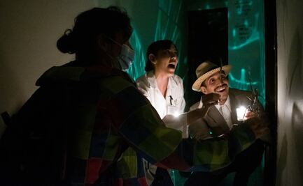 Esta puesta en escena inmersiva te llevará a una especie de inframundo 