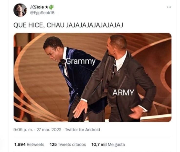 Los memes que nos dejó la entrega de los premios Grammy