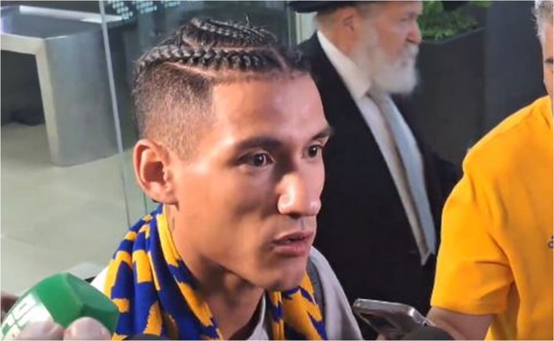 Uriel Antuna habló en su arribo a la Monterrey. FOTO: ESPECIAL