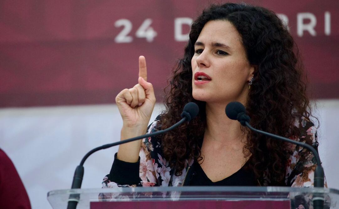La exdirigente de Morena Luisa María Alcalde. Foto: Facebook @PartidoMorenaMx