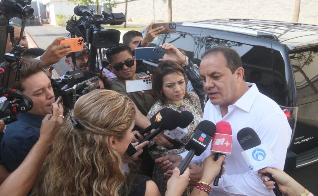 Cuauhtémoc Blanco comparece ante la Fiscalía de Morelos; defiende su inocencia y denuncia revancha política. Foto: Cuartoscuro