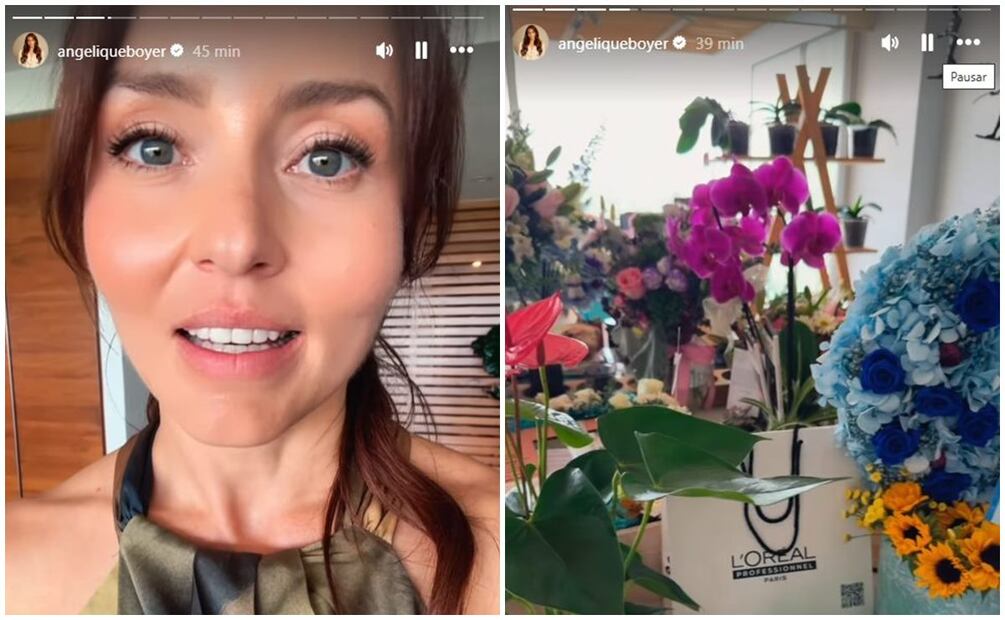 Angelique Boyer se emociona hasta las lágrimas por la celebración que le organizaron en Televisa.