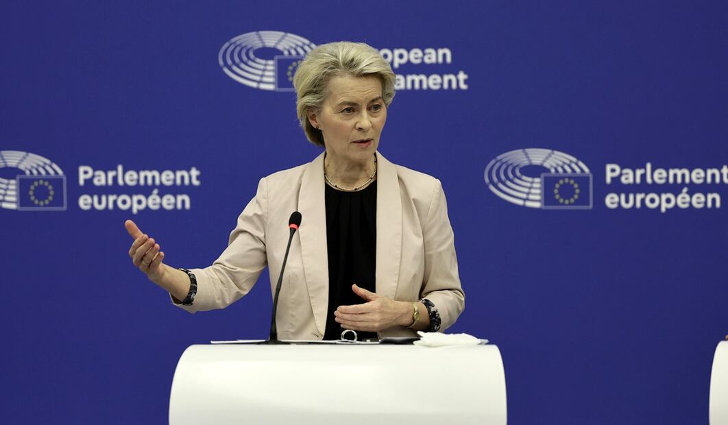 La lista es encabezada por la presidenta de la comisión europea de la UE, Ursula von der Leyer. Foto: EFE archivo/EL UNIVERSAL
