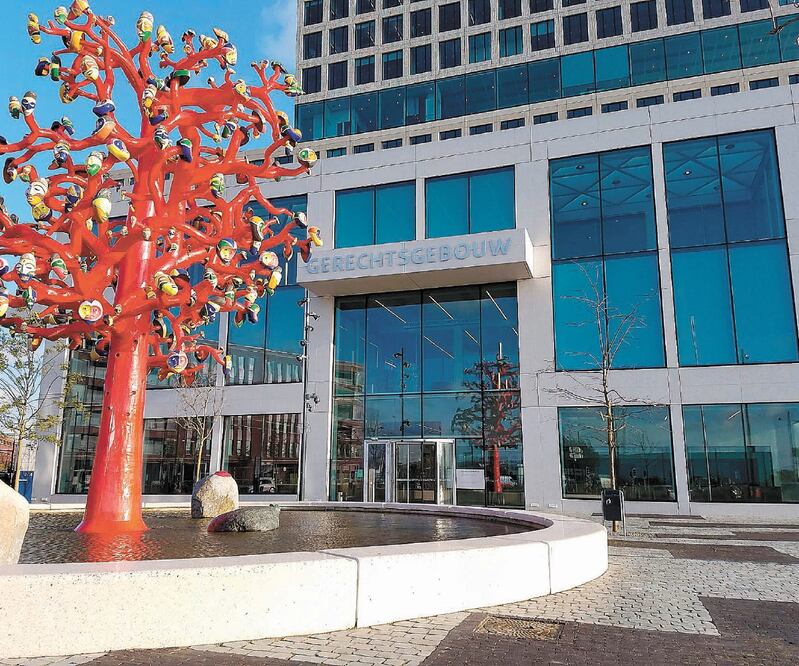 Corte de Breda, Holanda, donde fue la audiencia de los mexicanos arrestados en mayo pasado en relación con un narcobarco. INDER BUGARIN. EL UNIVERSAL